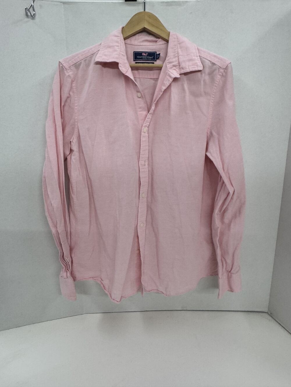 Vinyard Vines Men's Slim Fit Cooper Shirt Size M Pink